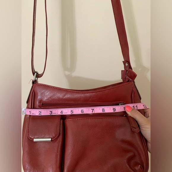Genuine leather | red | Jessica purse - Picture 3 of 14